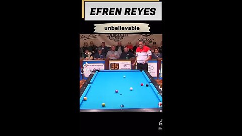 Efren “Beta” Reyes incredible shots