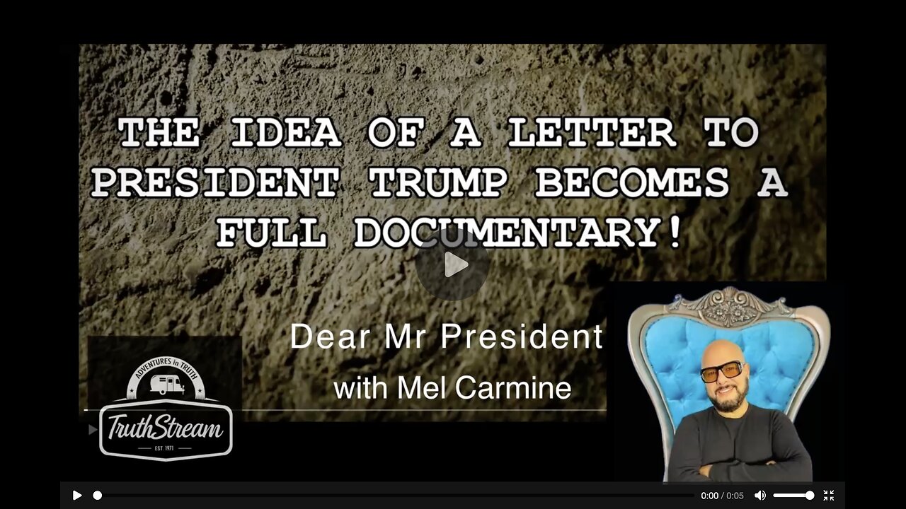Call to Podcasters! Dear Mr President Documentary with Mel Carmine and Carole Maureen Friesen live 7/5 #457