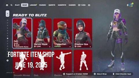 Fortnite Item Shop|June 19, 2025(*New* All About That Bass Emote)