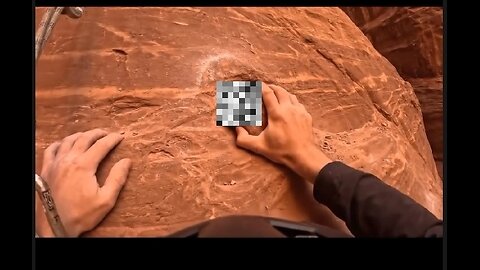 Mysterious thing founded by climber.