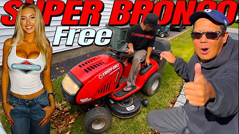 Free Troy Bilt Super Bronco it’s loaded with hidden problems! Will it run?