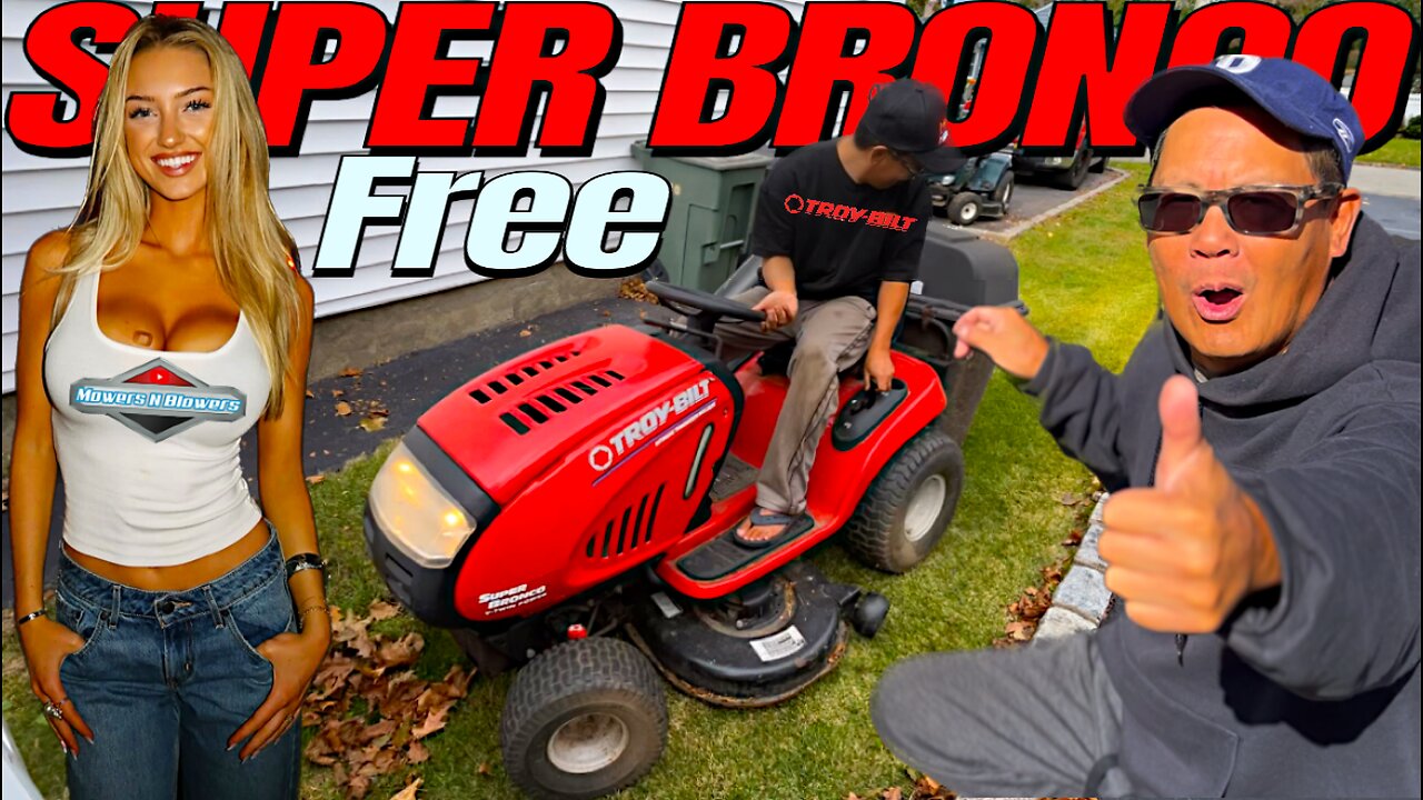 Free Troy Bilt Super Bronco it’s loaded with hidden problems! Will it run?