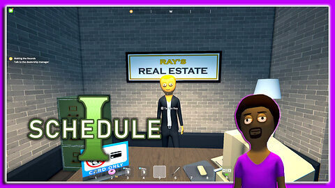Back To Doing The Community's Good Work! Schedule 1
