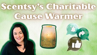 Scentsy's Charitable Cause Warmer | Tranquil Glow Warmer