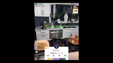 Jammy made tacos she had to remake her food she had dropped her drink on her food