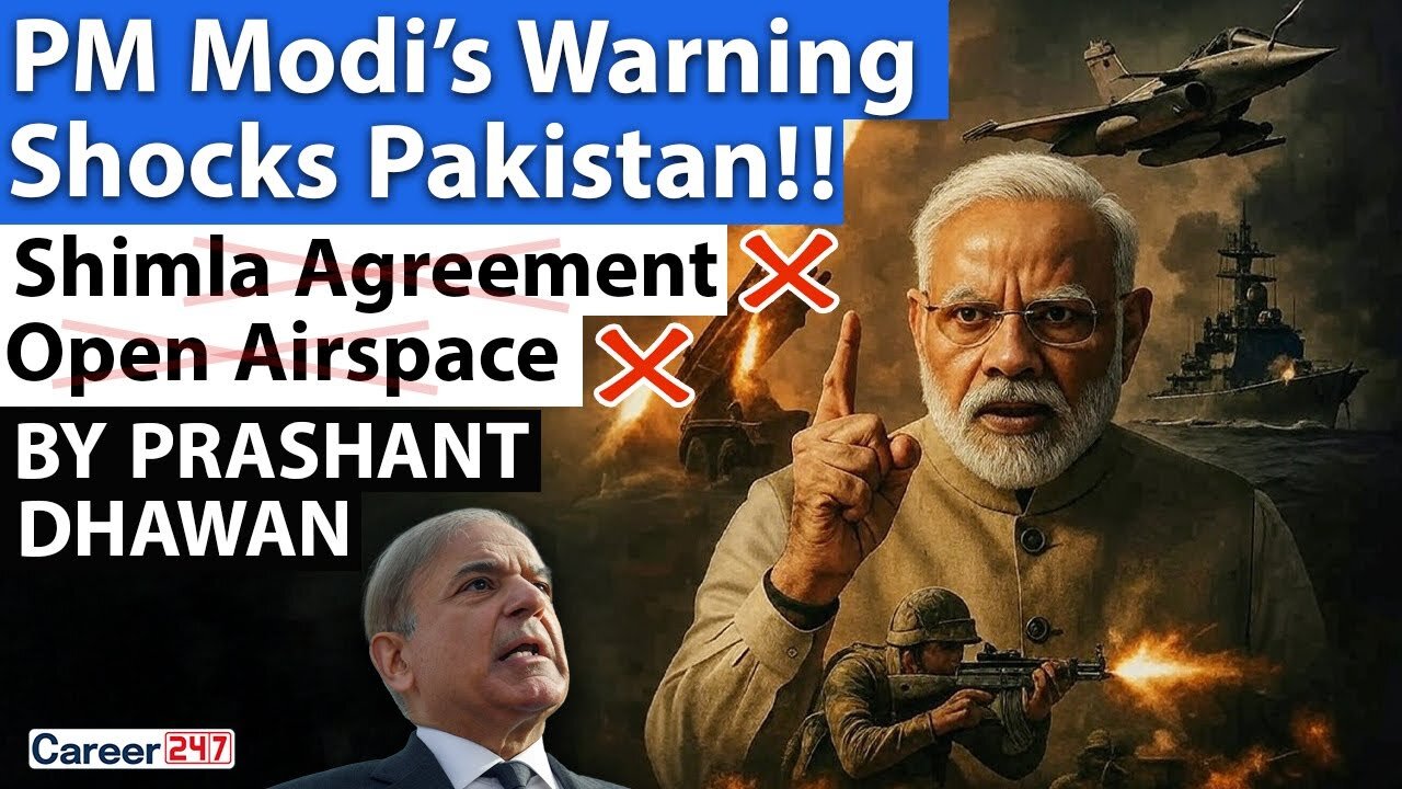 PM Modi's Warning Shocks Pakistan | Shimla Agreement GONE? | Pakistan's Airspace Blocked