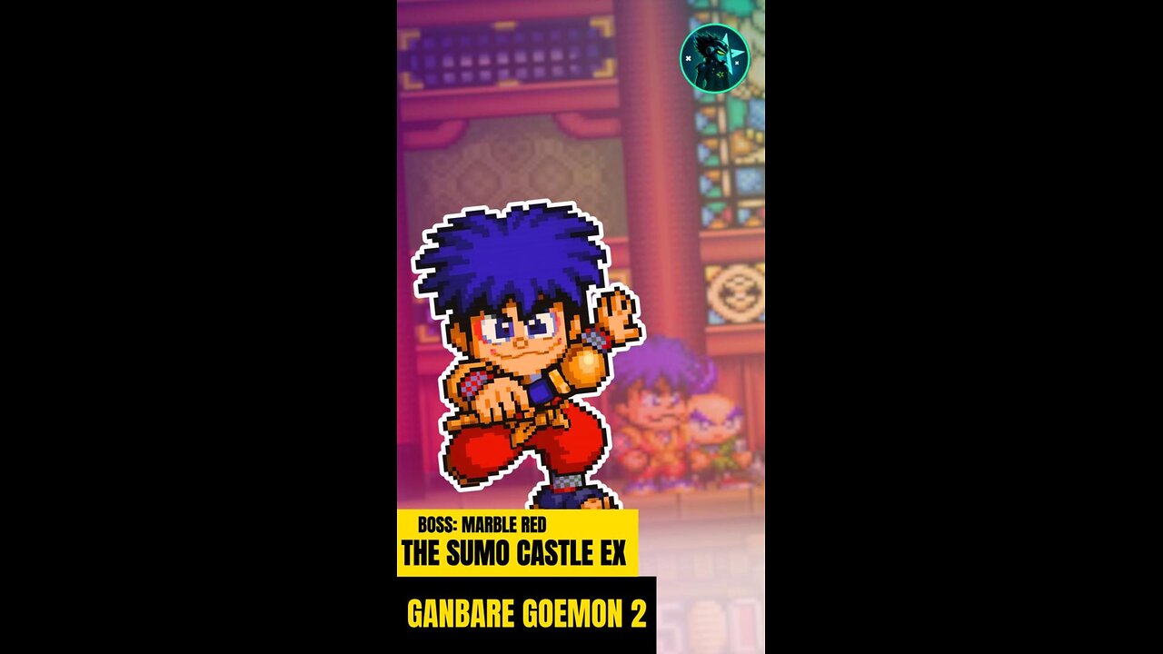 THE STRANGE SUMO CASTLE + VS MARBLE RED - Ganbare Goemon 2 Boss Battle Extended #shorts #goemon