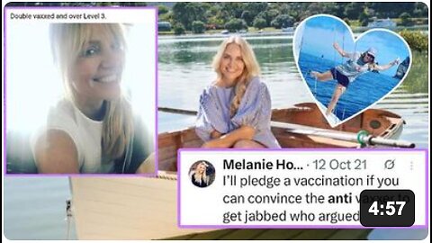 "KEEPING THAT BANDAID ON!" TV presenter, Mel Homer, is going home soon....