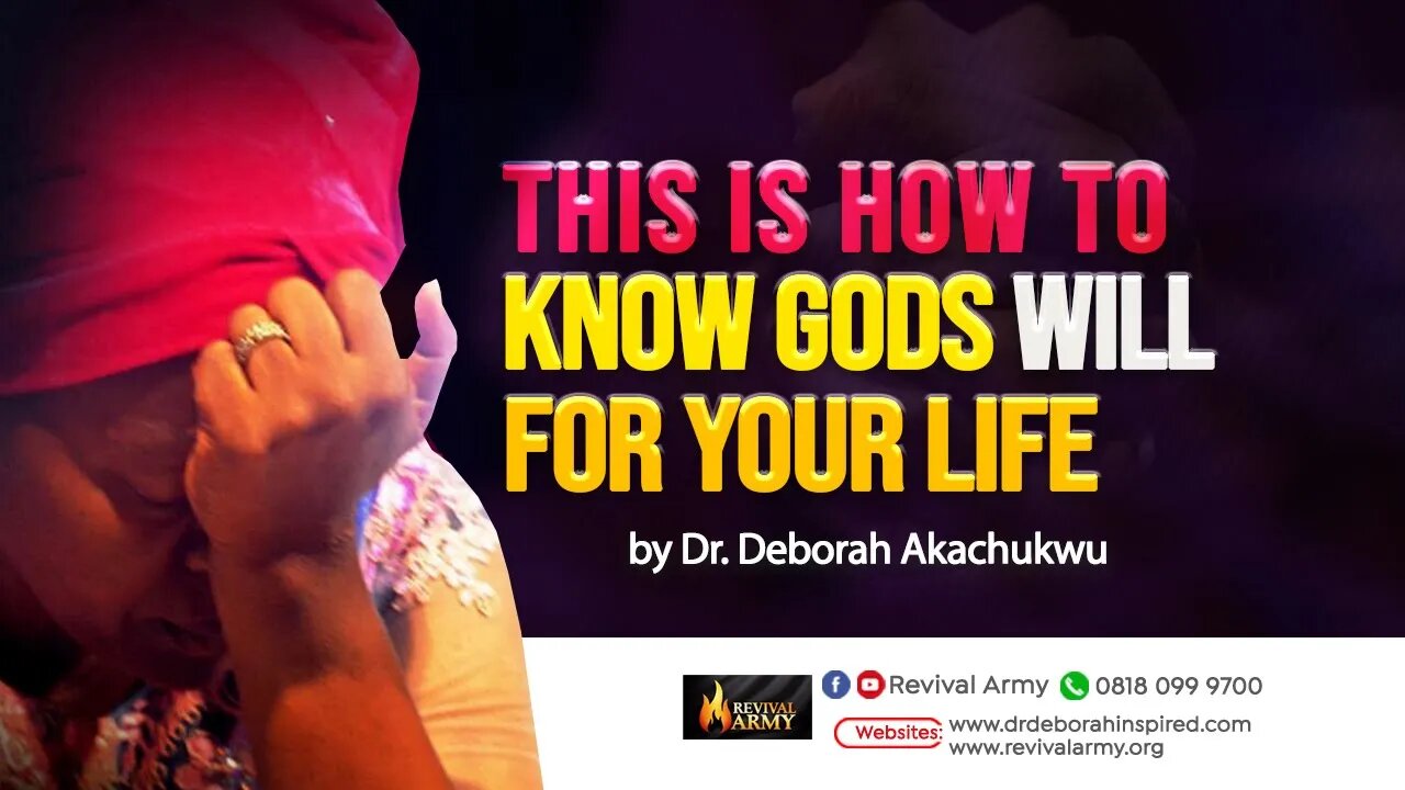 THIS IS HOW TO KNOW GOD’S WILL FOR YOUR LIFE