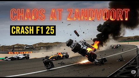 F1 Action | Zandvoort Drama | Ricciardo Crashes!!