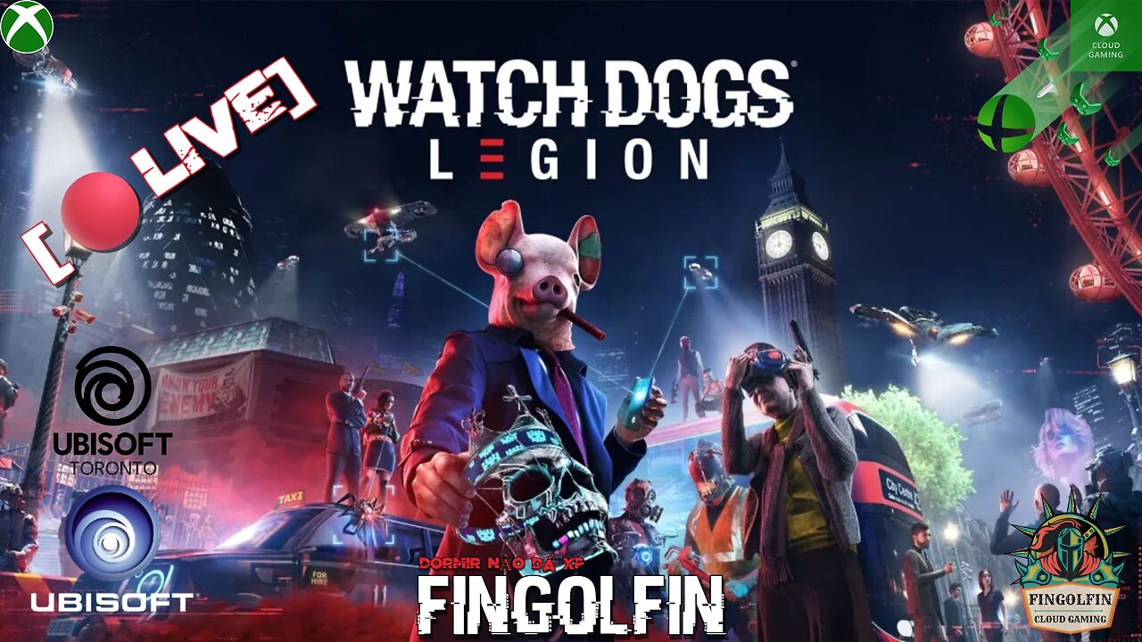 [🔴LIVE] Jogando: Watch Dogs Legion - No Xbox Cloud Gaming (Xcloud)🎮