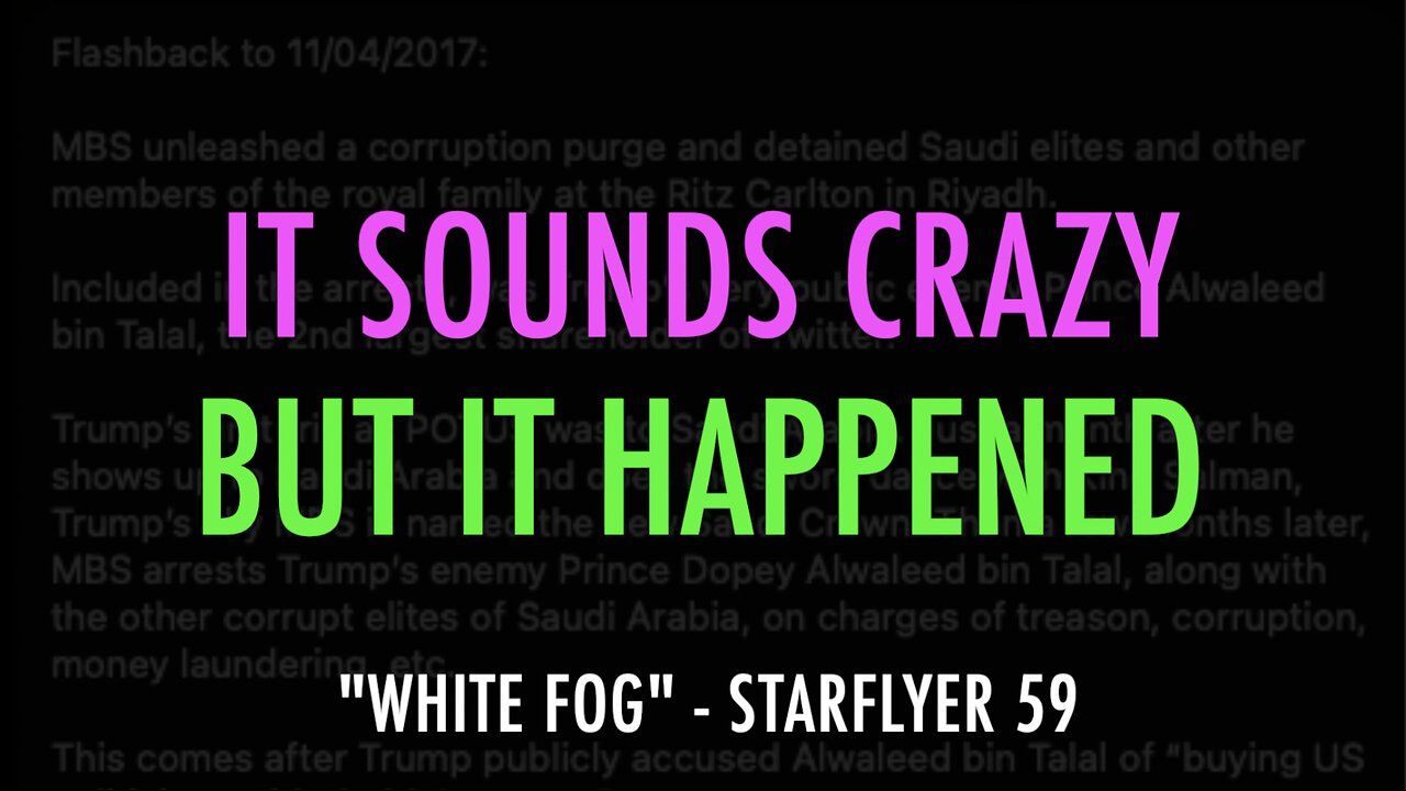 IT SOUNDS CRAZY, BUT IT HAPPENED