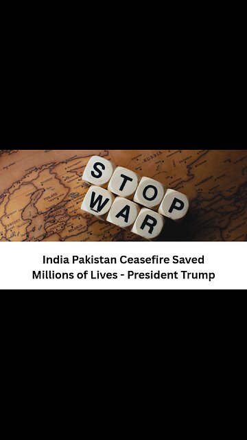 India & Pakistan Ceasefire averted Nuclear war and saved Millions of Lives - President Trump