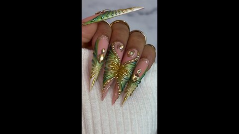 Long Nails Art Inspired by Marvel, Peacock & Sky | Stunning Colorful Nail Designs 2025