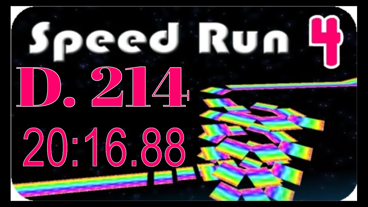 Roblox Speed Run 4: 45 Classic Levels No Major Skips in 20:16.88