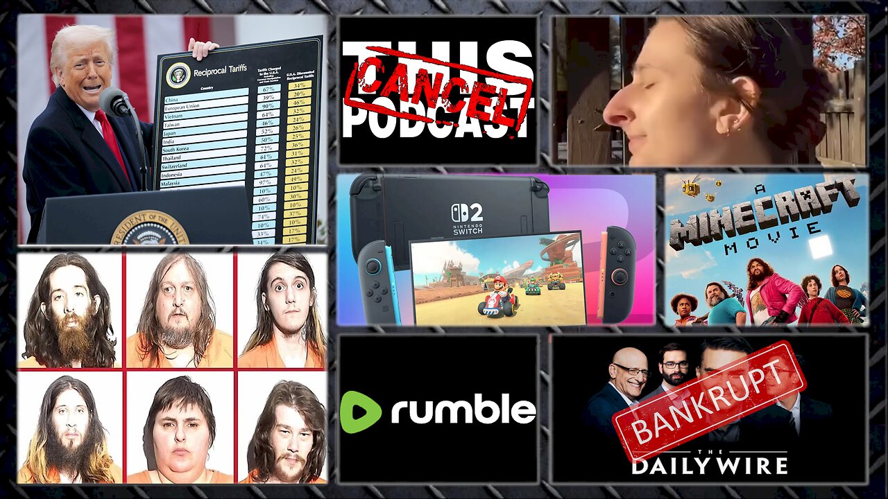 S06E18: The Switch 2, Trump Tarriffs, Daily Wire Bankrupt, Minecraft, Noses & THE POLYCULE!