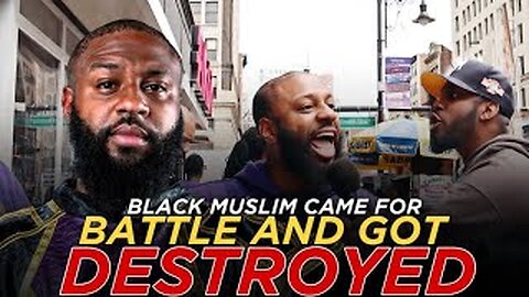 BLACK MUSLIM CAME FOR BATTLE AND GOT DESTROYED #VIRAL #TRENDING #REACTION