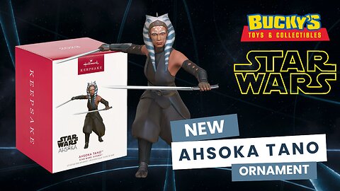 Unboxing the 2023 Star Wars Ahsoka Tano Hallmark Keepsake Ornament | The Clone Wars & Mandalorian