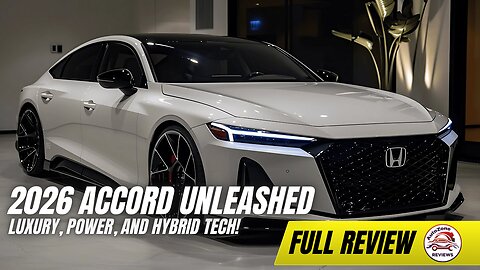 2026 Accord Unleashed – Luxury, Power, and Hybrid Tech!