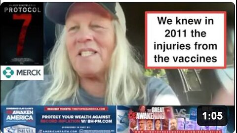 We knew in 2011 the injuries from the vaccines