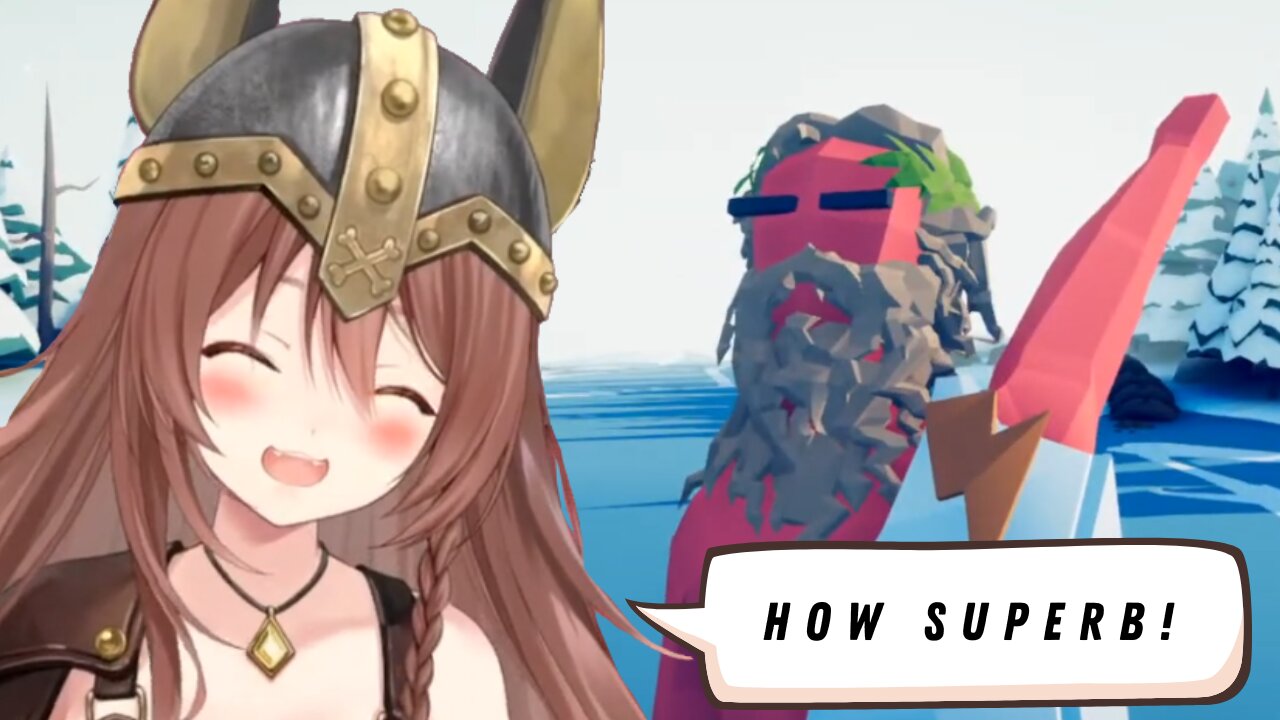 Korone unleashes her inner American spirit in TABS 【Hololive】