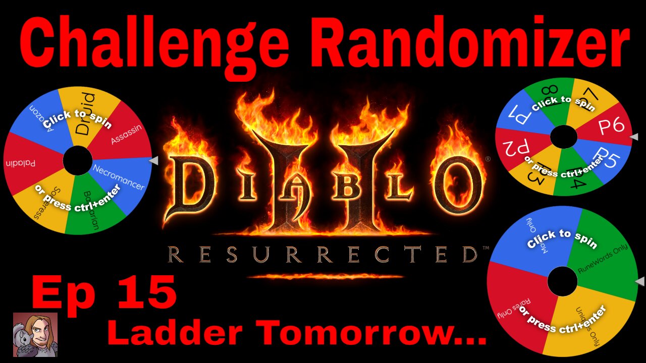 D2R Challenge Randomizer! Ep 15 (Ladder Tomorrow!)