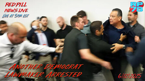 Democrat Senator Alex Padilla Arrested At DHS Press Conference on Red Pill News Live