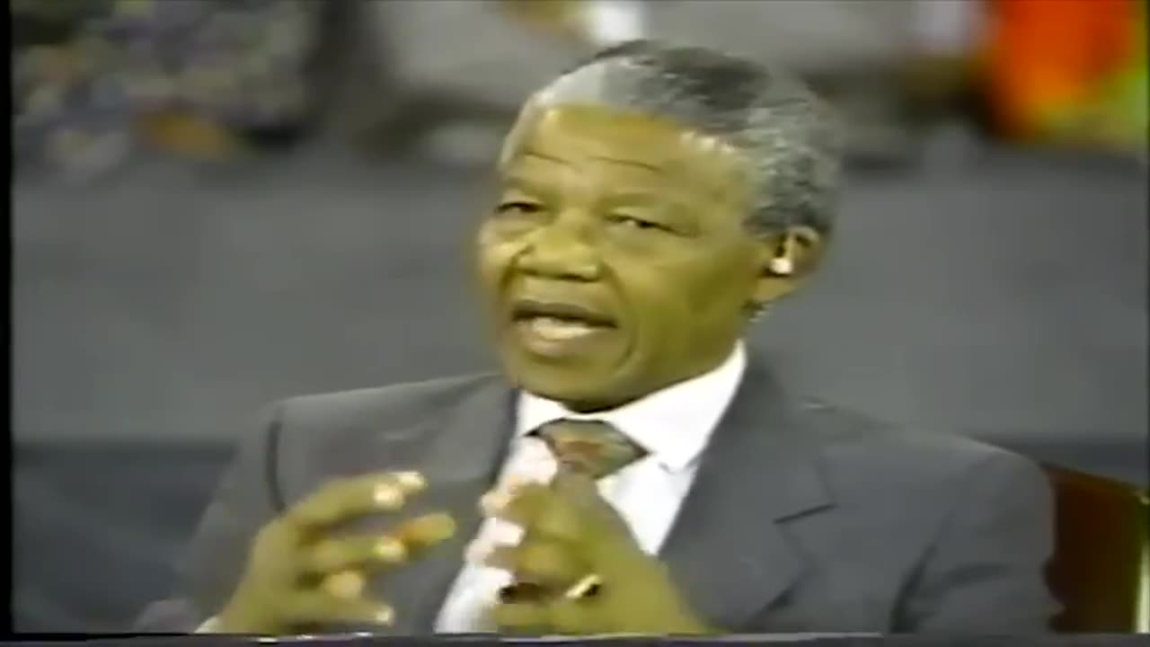 Nelson Mandela Speaks On Palestine