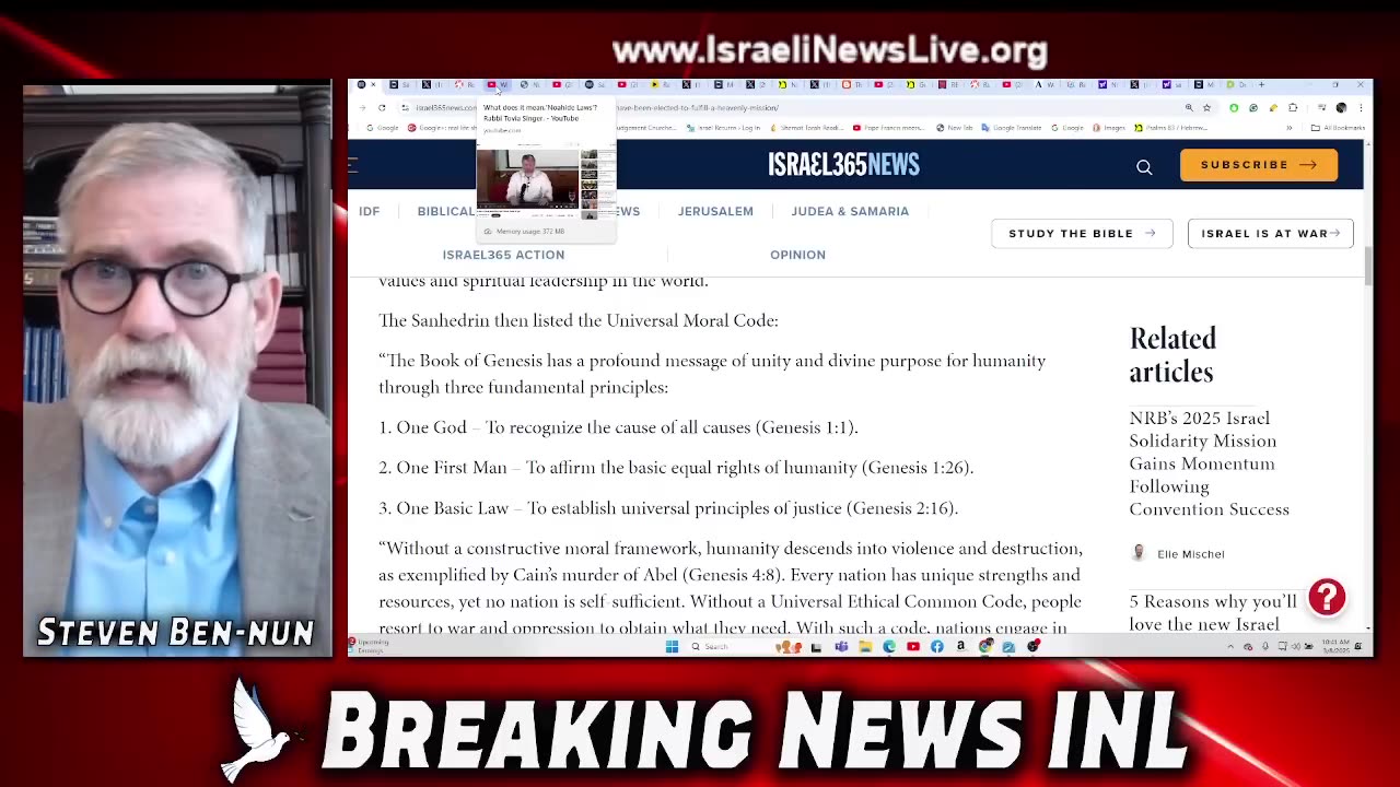 NOAHIDE LAWS JUST AROUND THE CORNER!