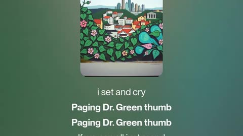 Paging Dr.Greenthumb #Panda