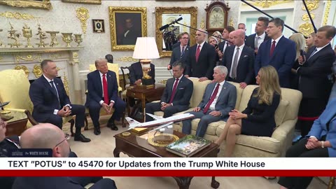 President Trump Participates in a Bilateral Meeting with the President of the Republic of Poland