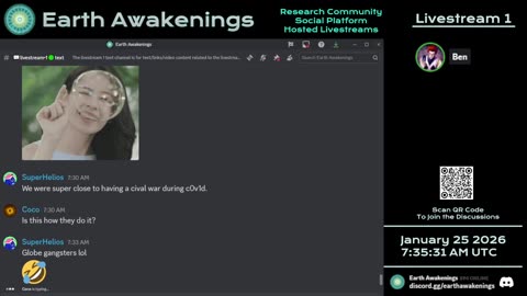 Earth Awakenings - Livestream 1 - #4296