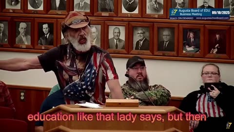 WW3 Update: Augusta Maine School Board 9/10/25 - Civil Disobedience Truthslingerx Defies Social