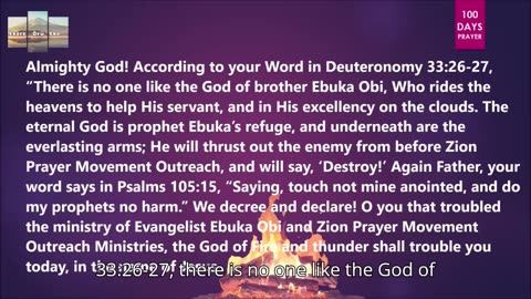 100 Days Prayer & Fasting Day 37 | August 10th, 2025 | THE BLOOD OF JESUS, THE COST OF OUR SALVATION