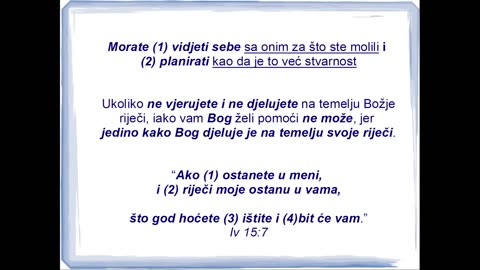 Bez vjere ne možemo gradit s Bogom