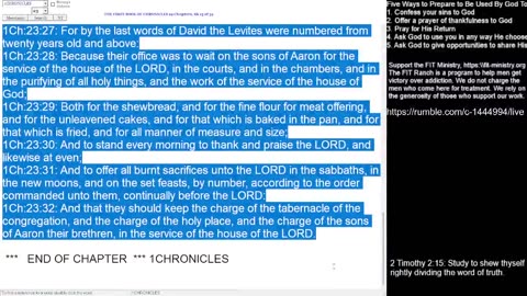 1 Chronicles 23