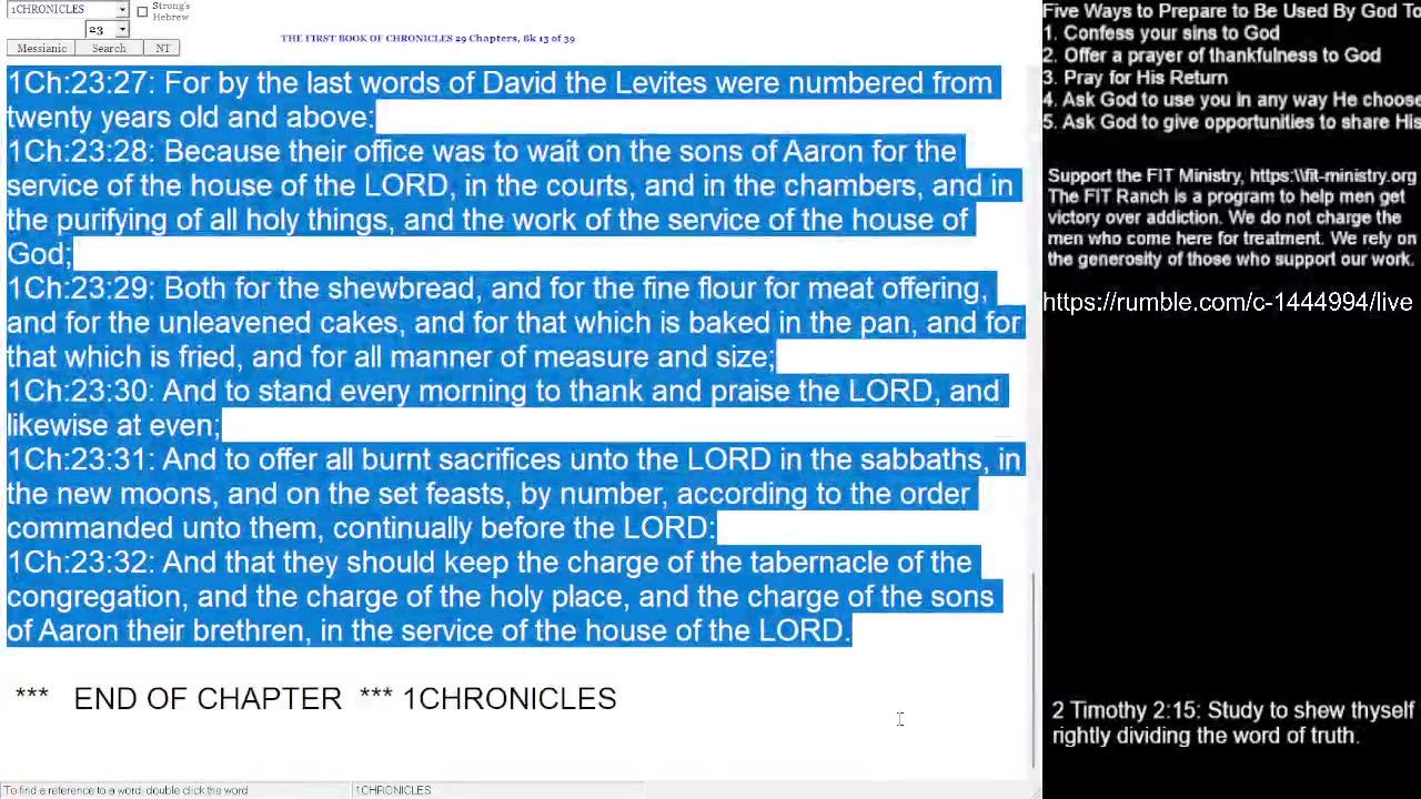 1 Chronicles 23