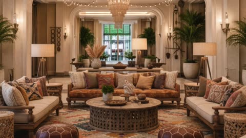 Bohemian Design Style Transformations | Coffee Shop to Hotel Lobby