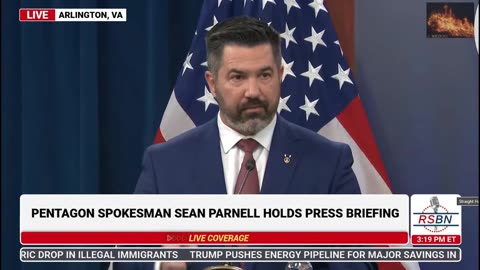 Pentagon Spokesman Sean Parnell Holds a Press Briefing March 17 2025