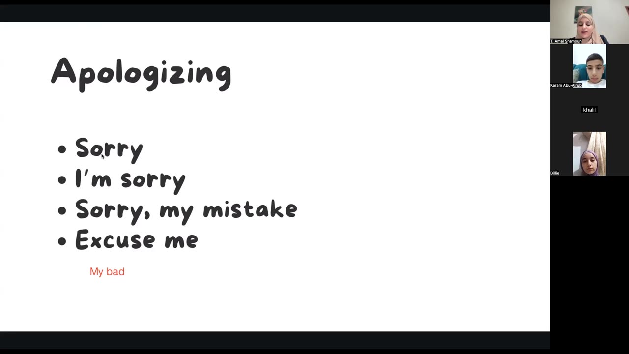 Simple phrases Class (5)