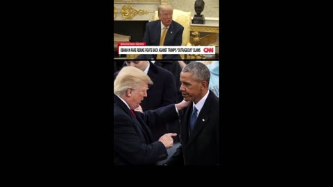 Obama responds to Trump's OUTRAGEOUS Treason allegations