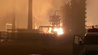 🕰️💥 Ukraine Russia War | Ukrainian Drones Strike Russian Oil Refinery at Night | RCF