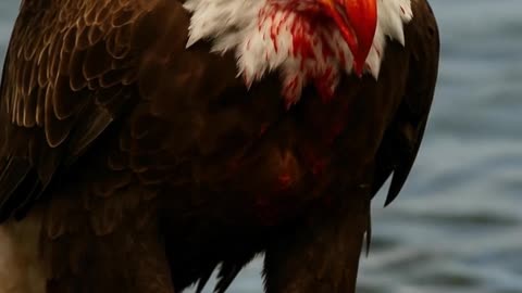 Raw. Powerful. Unscripted. This is wild survival#EagleVsFish #NatureWins"