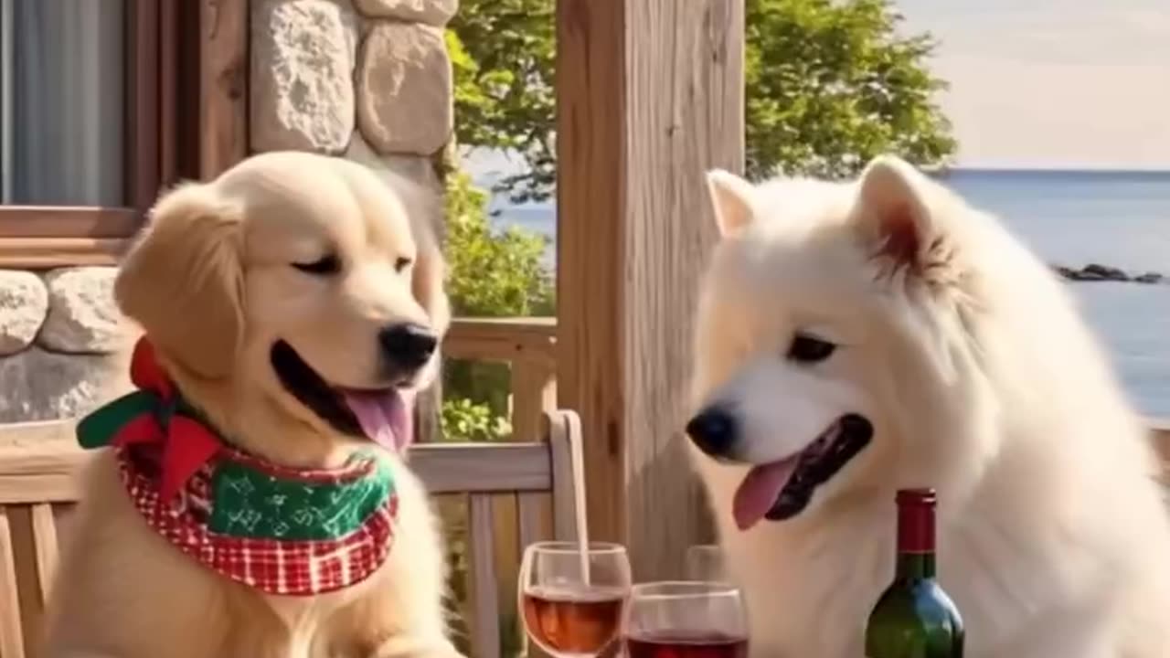 Puppy cooks the carb