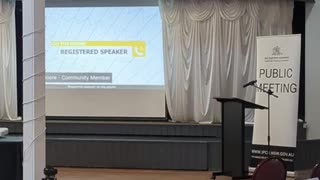 Billboard Battalion live at a public meeting at Hay NSW about the Pottinger Wind Factory - 5/6/2025