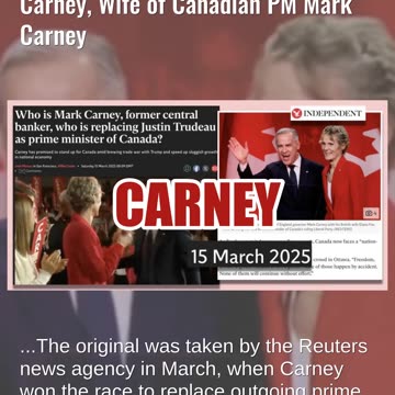 Fact Check: FAKE Photo Does Not Authentically Show Diana Fox Carney, Wife of Canadian PM Mark Carney