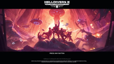 Fighting Riots of Squids, Bots, and Bug. Helldivers 2