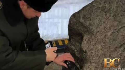 Russia says 2.8-ton chunk of Aletai meteorite disguised as garden ornament found smuggled to U.K.