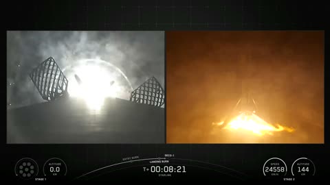 Falcon 9’s first stage lands on the A Shortfall of Gravitas droneship –