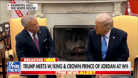 King of Jordan to Trump